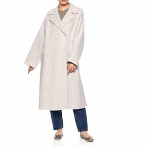 パールボタン ダブルロングコート