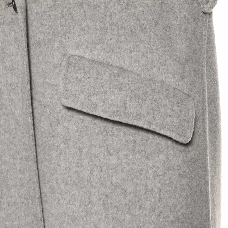 BARNEYS NEW YORK ベルテッド ロングジレコート LIGHT GRAY