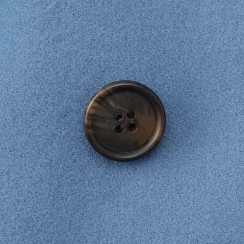 BARNEYS NEW YORK ウールメルトン ラグラン ピーコート BLUE