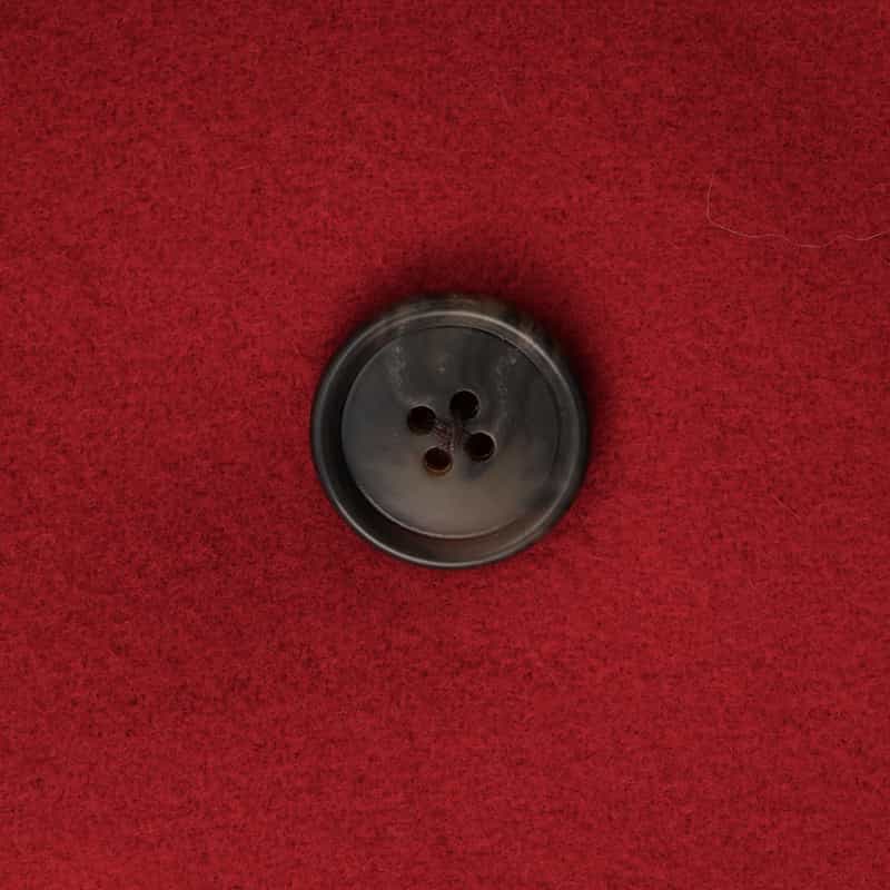 BARNEYS NEW YORK ウールメルトン ラグラン ピーコート RED