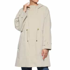 ライナー付き フーデッドミドルコート