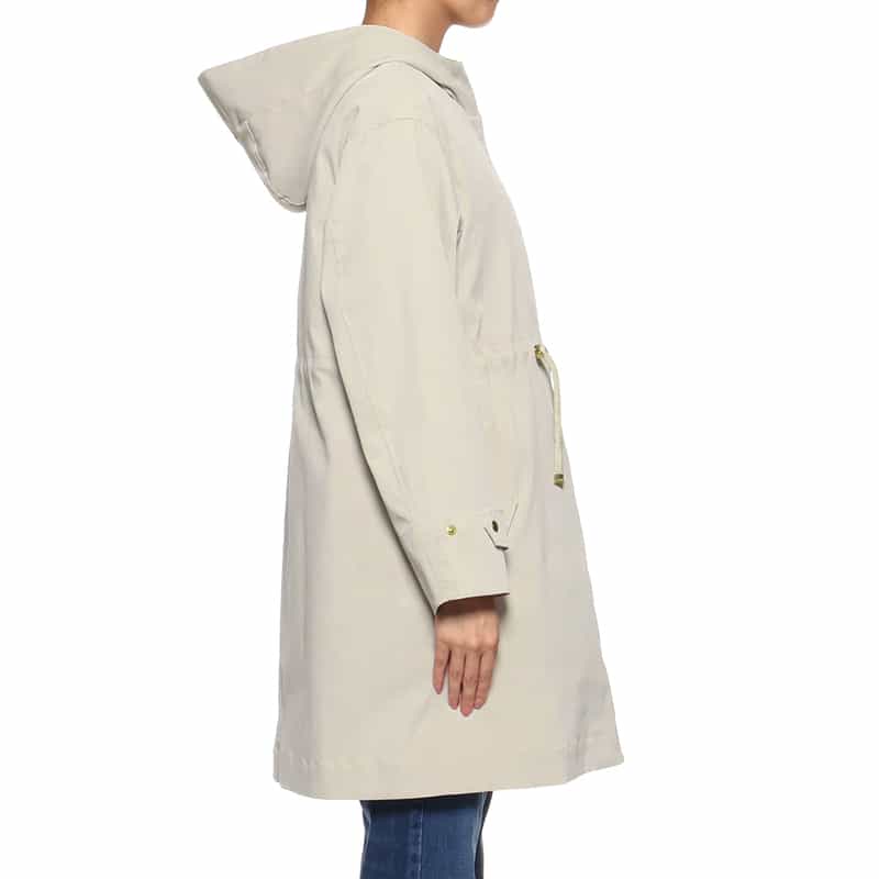 BARNEYS NEW YORK ライナー付き フーデッドミドルコート BEIGE