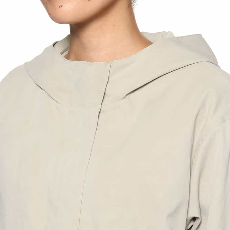 BARNEYS NEW YORK ライナー付き フーデッドミドルコート BEIGE