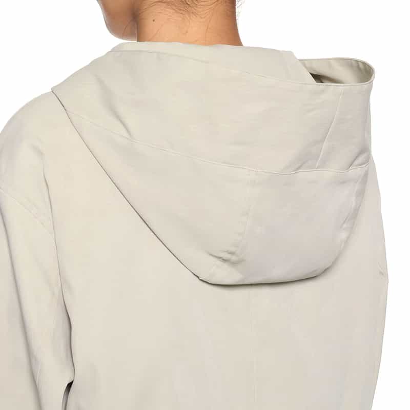 BARNEYS NEW YORK ライナー付き フーデッドミドルコート BEIGE