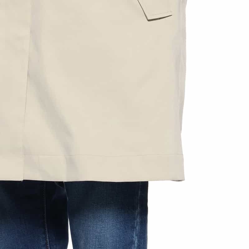 BARNEYS NEW YORK ライナー付き フーデッドミドルコート BEIGE