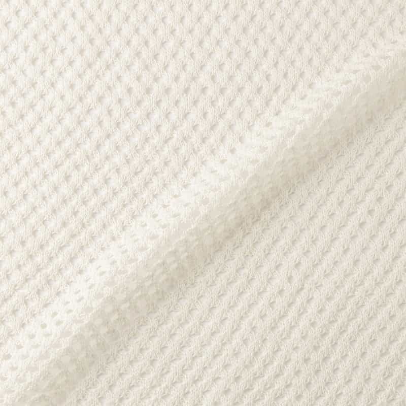 BARNEYS NEW YORK メッシュ編みロングニットベスト WHITE