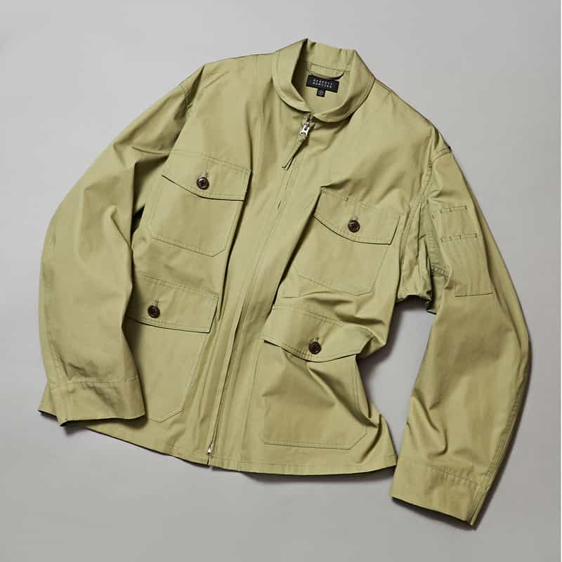 BARNEYS NEW YORK BARNEYS NEW YORK designed by TOMOHIRO KONNO フライトジャケット KHAKI