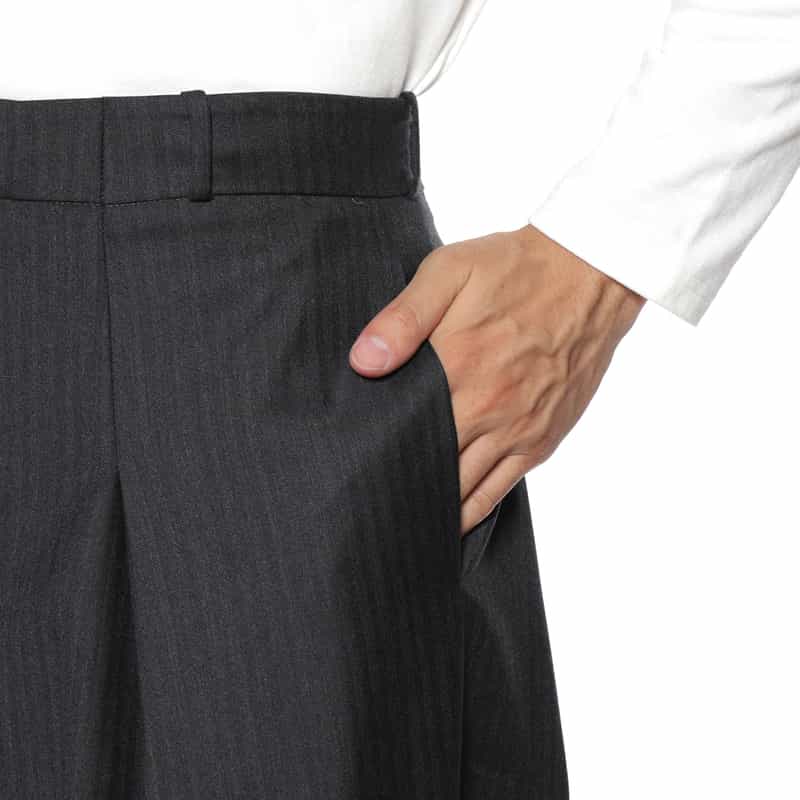 SONIA CARRASCO SONIA CARRASCO＜ソニア カラスコ＞ バーニーズ　ニューヨーク限定 プリーツパンツ DARK GRAY