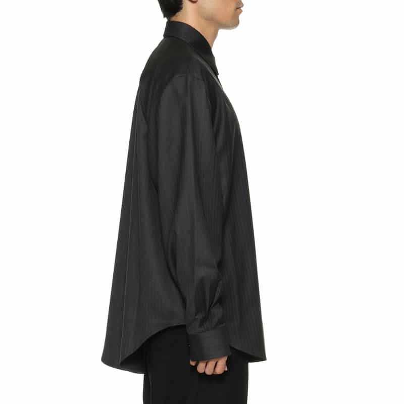 SONIA CARRASCO SONIA CARRASCO＜ソニア カラスコ＞ バーニーズ　ニューヨーク限定 ウールフランネルシャツ DARK GRAY