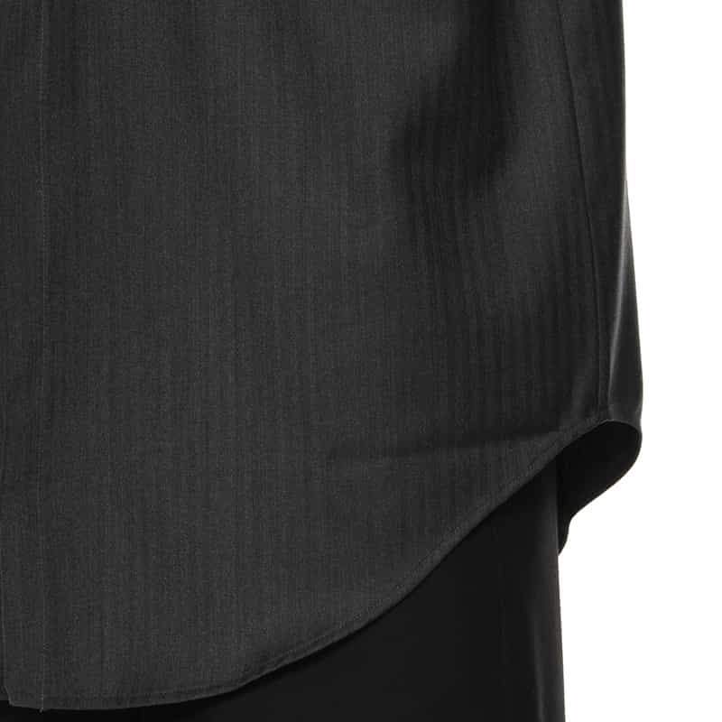 SONIA CARRASCO SONIA CARRASCO＜ソニア カラスコ＞ バーニーズ　ニューヨーク限定 ウールフランネルシャツ DARK GRAY