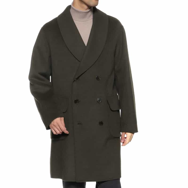 ダブルフェイス ショールカラーコート