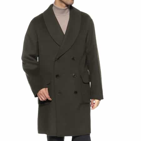 ダブルフェイス ショールカラーコート