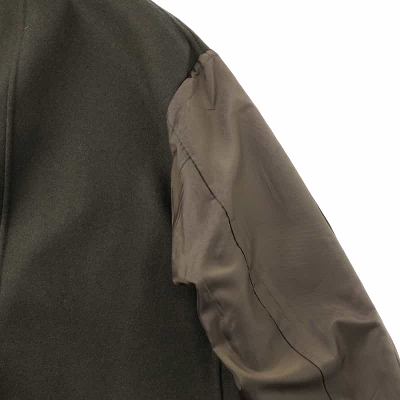 BARNEYS NEW YORK ダブルフェイス ショールカラーコート KHAKI