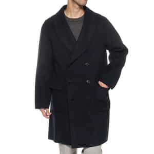 ダブルフェイス ショールカラーコート