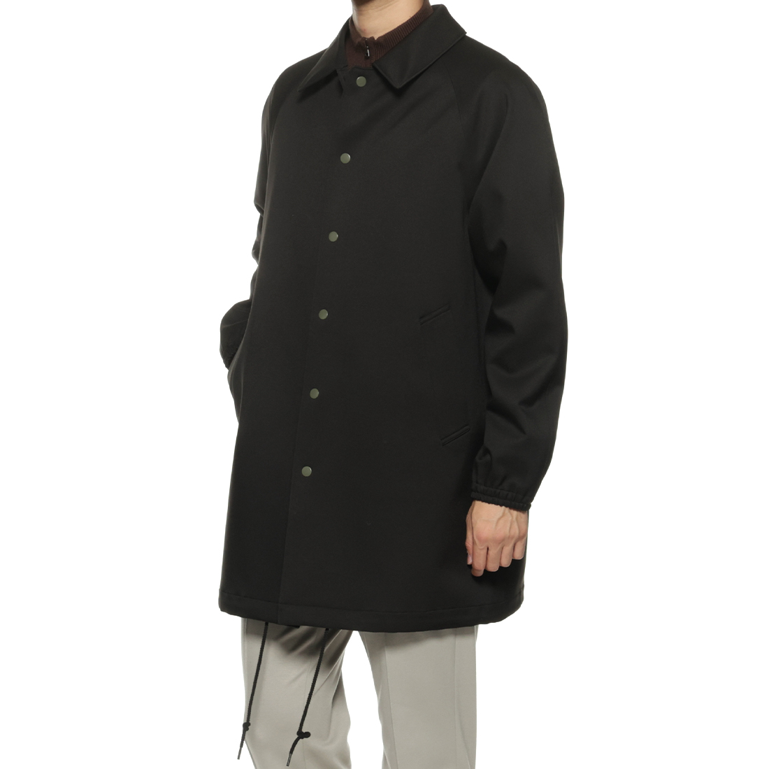 ダウンファブリック ステンカラーコート