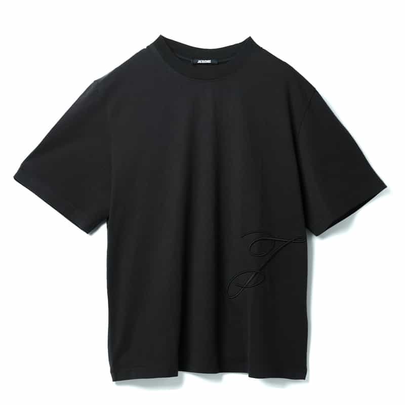 JACQUEMUS JACQUEMUS<ジャックムス> ロゴ刺繍入りTシャツ NAVY