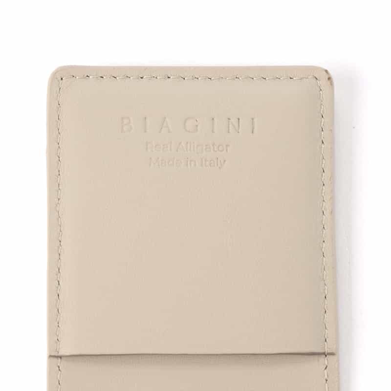 BIAGINI BIAGINI＜ビアジーニ＞ カードケース WHITE