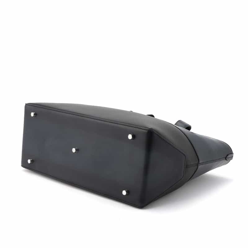 BIAGINI BIAGINI＜ビアジーニ＞ ショルダーストラップ付トートバッグ BLACK