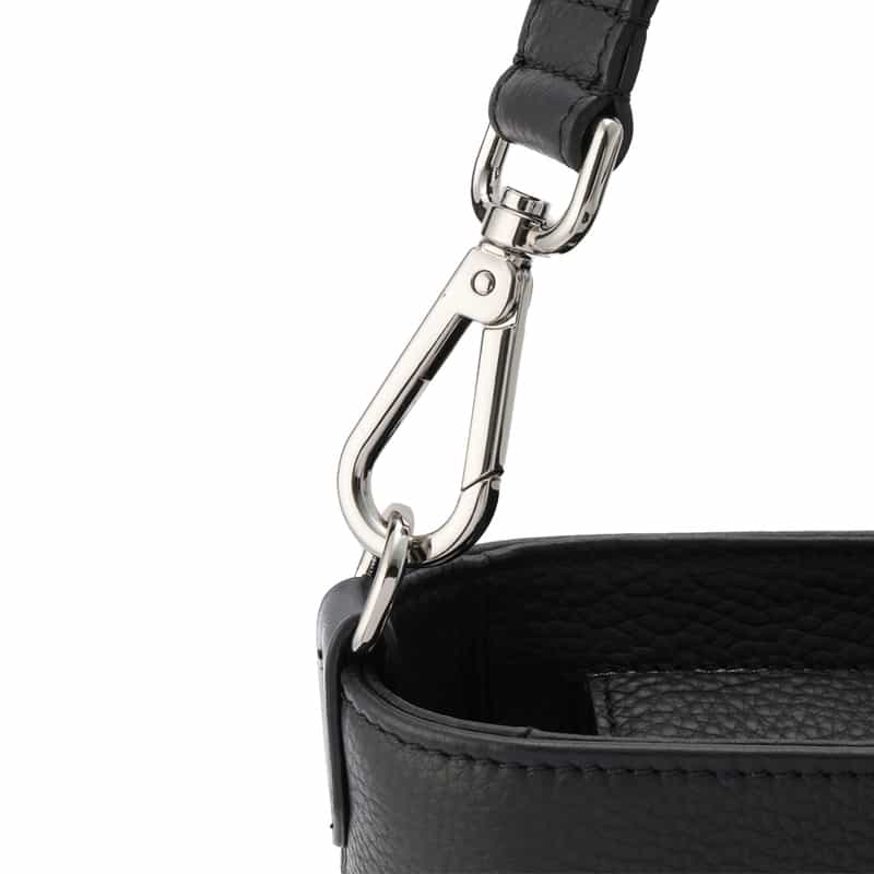 BIAGINI BIAGINI＜ビアジーニ＞ ショルダーストラップ付トートバッグ BLACK