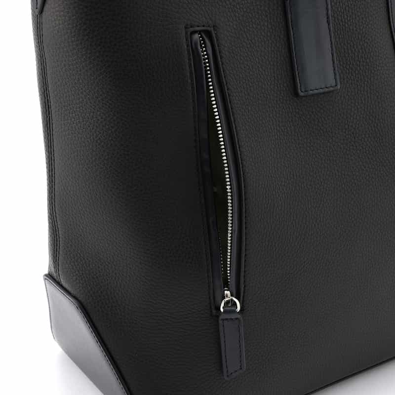 BIAGINI BIAGINI＜ビアジーニ＞ ショルダーストラップ付トートバッグ BLACK