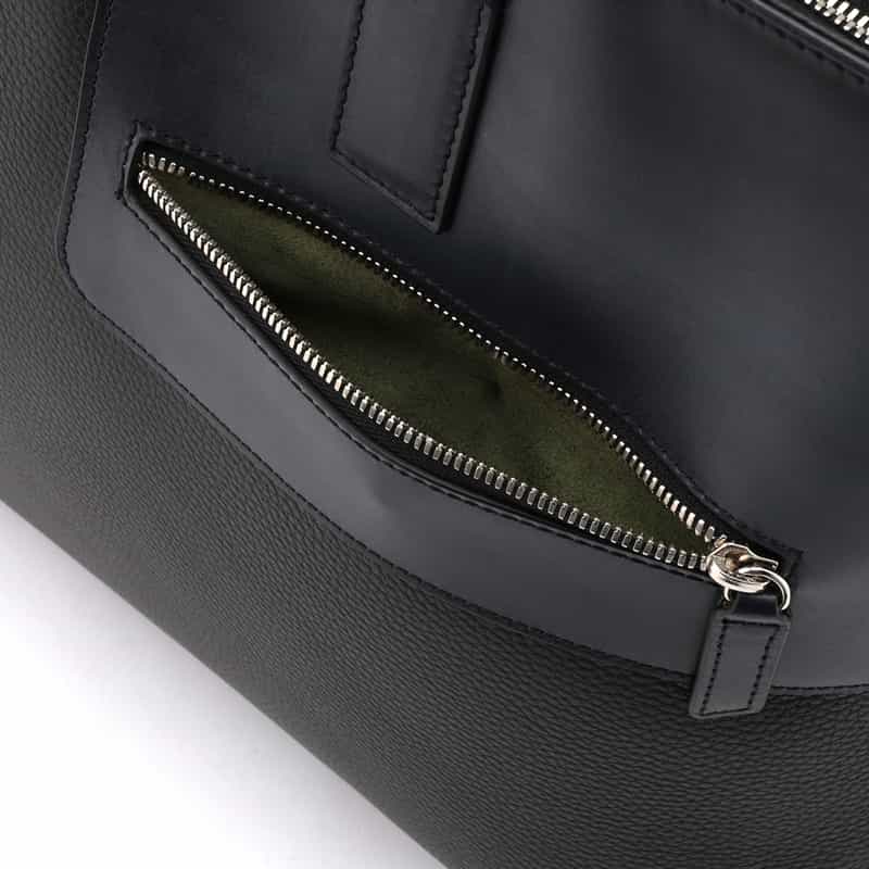 BIAGINI BIAGINI＜ビアジーニ＞ ショルダーストラップ付トートバッグ BLACK