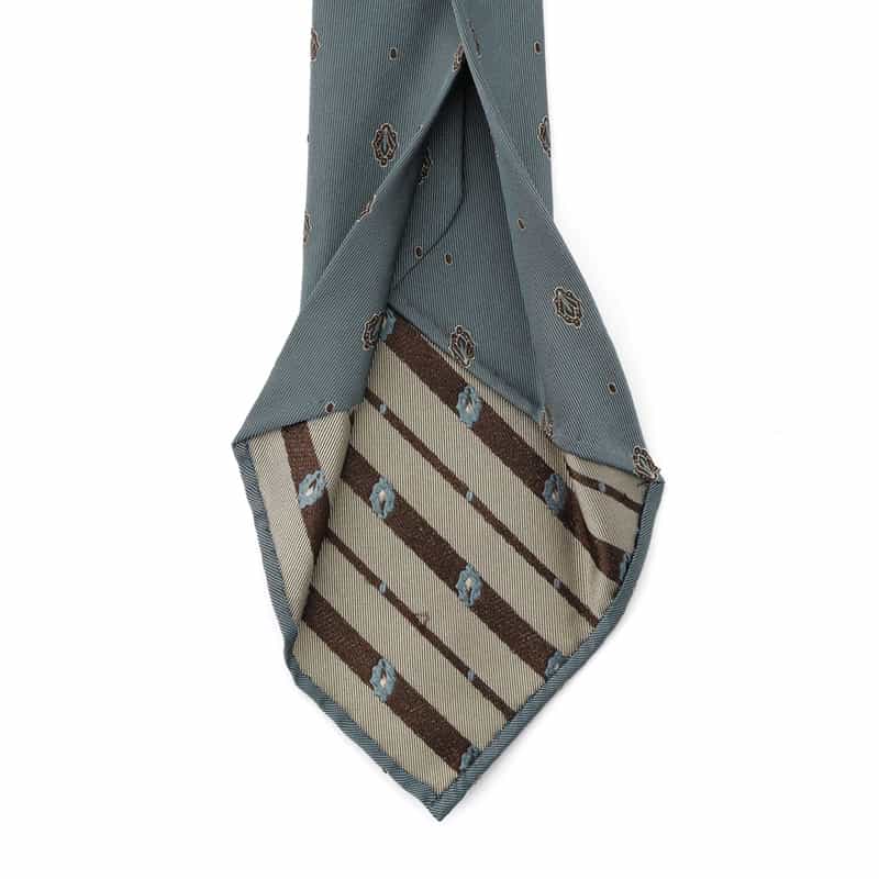 ATTO VANNUCCI FIRENZE ATTO VANNUCCI ＜アット ヴァンヌッチ＞ セッテピエゲ フラワー柄タイ BLUE