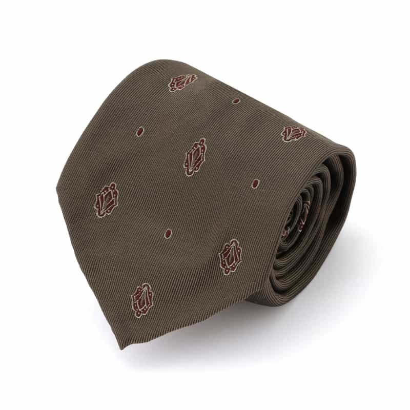 ATTO VANNUCCI FIRENZE ATTO VANNUCCI ＜アット ヴァンヌッチ＞ フラワー柄タイ LIGHT BROWN
