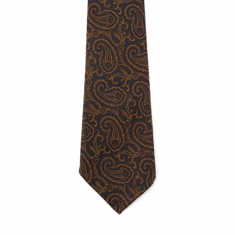 ATTO VANNUCCI FIRENZE ATTO VANNUCCI ＜アット ヴァンヌッチ＞ セッテピエゲ ペイズリー柄タイ NAVY