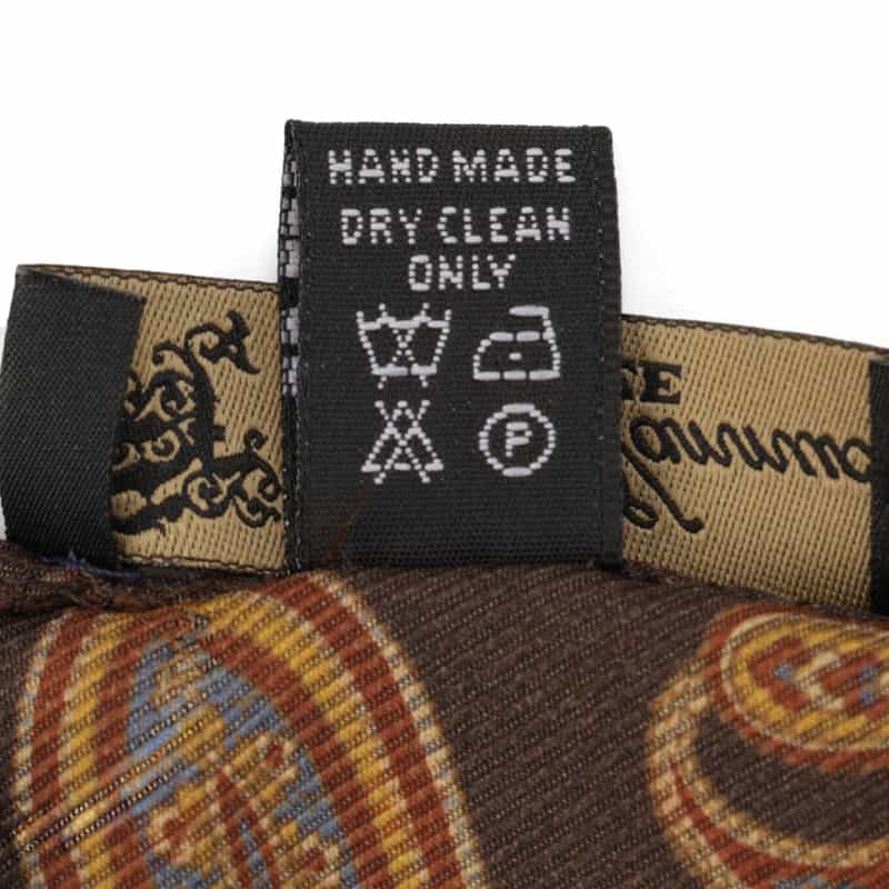 ATTO VANNUCCI FIRENZE ATTO VANNUCCI ＜アット ヴァンヌッチ＞ 小紋柄ポケットチーフ BROWN