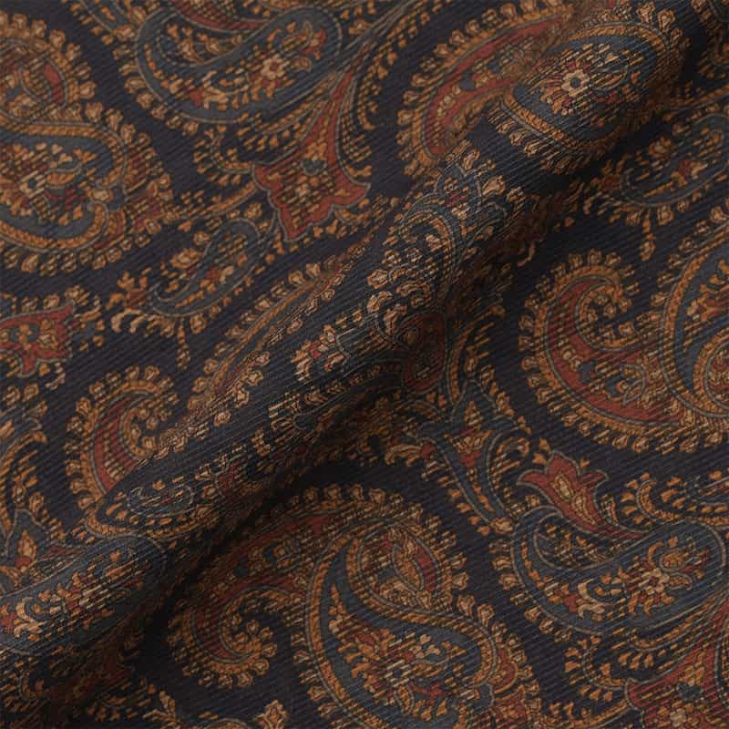 ATTO VANNUCCI FIRENZE ATTO VANNUCCI ＜アット ヴァンヌッチ＞ ペイズリー柄ポケットチーフ NAVY