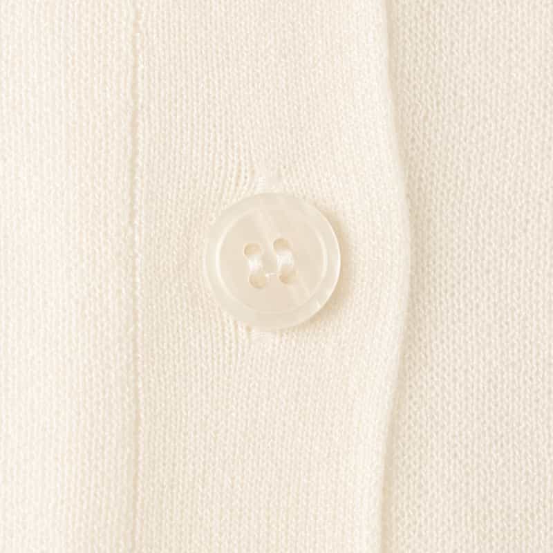 BARNEYS NEW YORK ウォッシャブル ドルマンスリーブニットカーディガン OFF WHITE