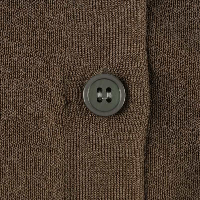 BARNEYS NEW YORK ウォッシャブル ドルマンスリーブニットカーディガン BROWN