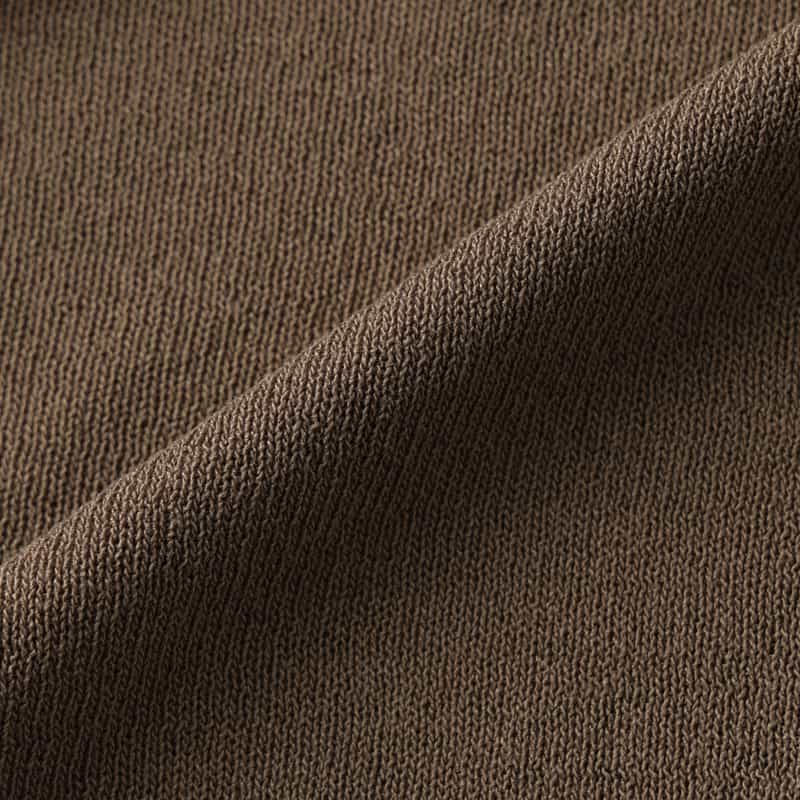 BARNEYS NEW YORK ウォッシャブル ドルマンスリーブニットカーディガン BROWN