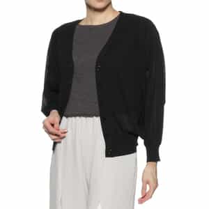 ウォッシャブル ドルマンスリーブニットカーディガン