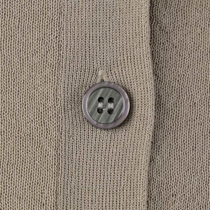 BARNEYS NEW YORK ウォッシャブル ドルマンスリーブニットカーディガン GRAY BEIGE