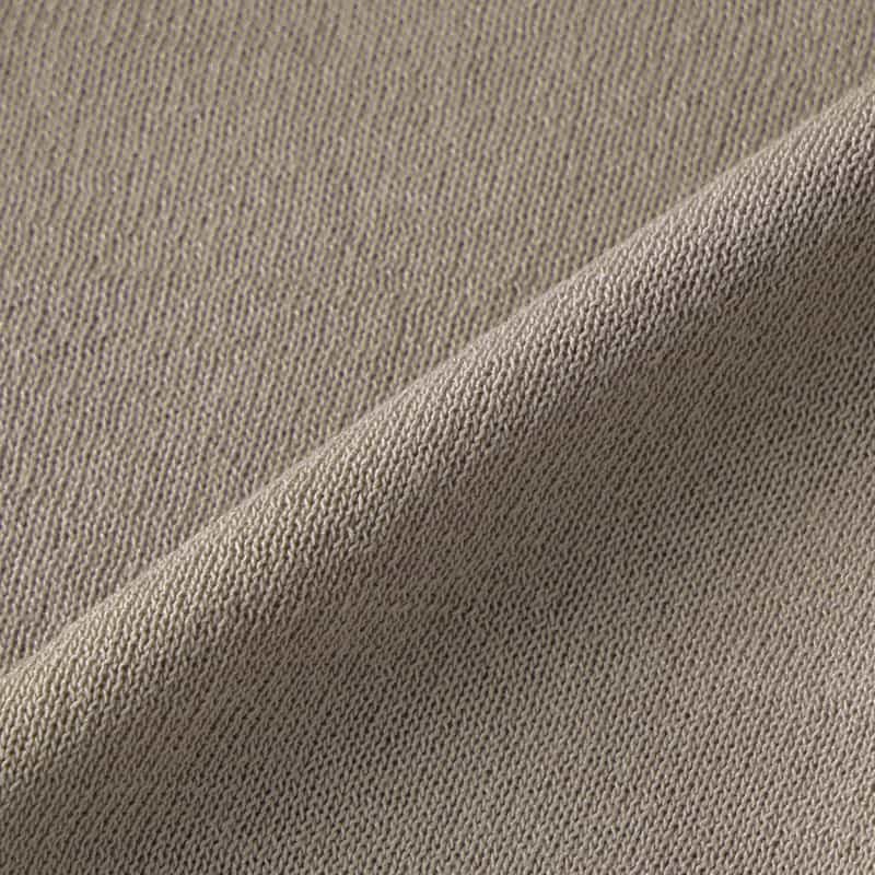 BARNEYS NEW YORK ウォッシャブル ドルマンスリーブニットカーディガン GRAY BEIGE