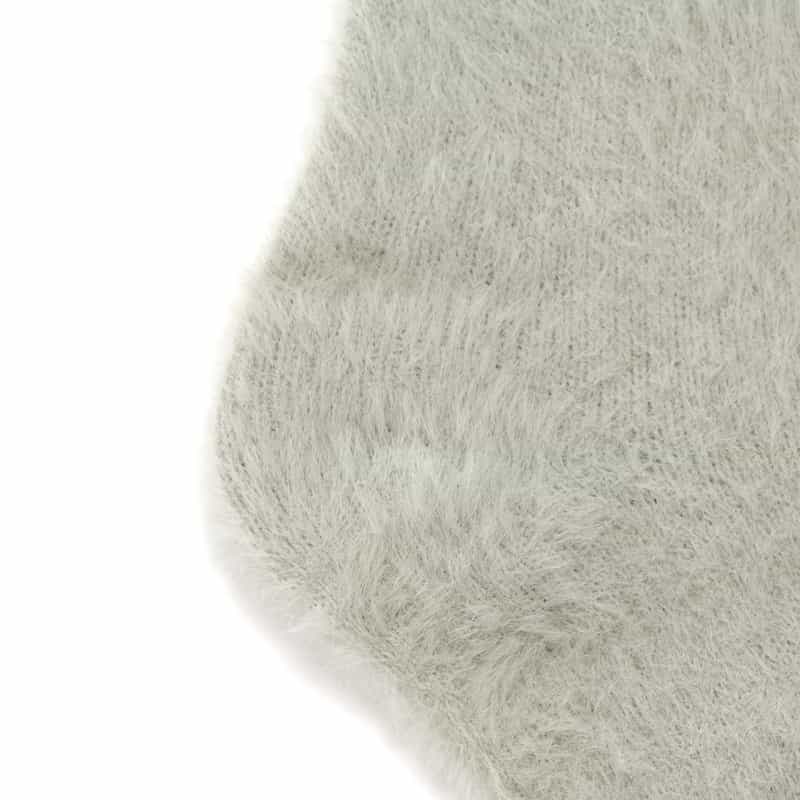 DEUX PLUS UNDEMI DEUXPLUSUNDEMI＜ドゥプリュスアンドゥミ＞ ファーソックス LIGHT GRAY