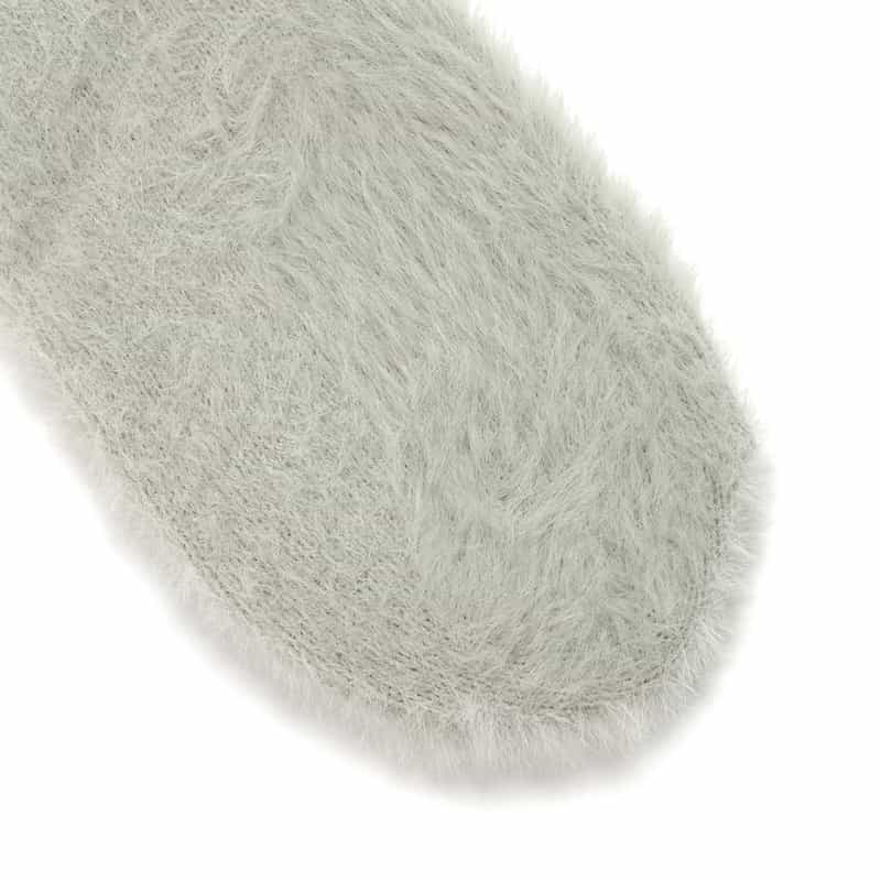 DEUX PLUS UNDEMI DEUXPLUSUNDEMI＜ドゥプリュスアンドゥミ＞ ファーソックス LIGHT GRAY