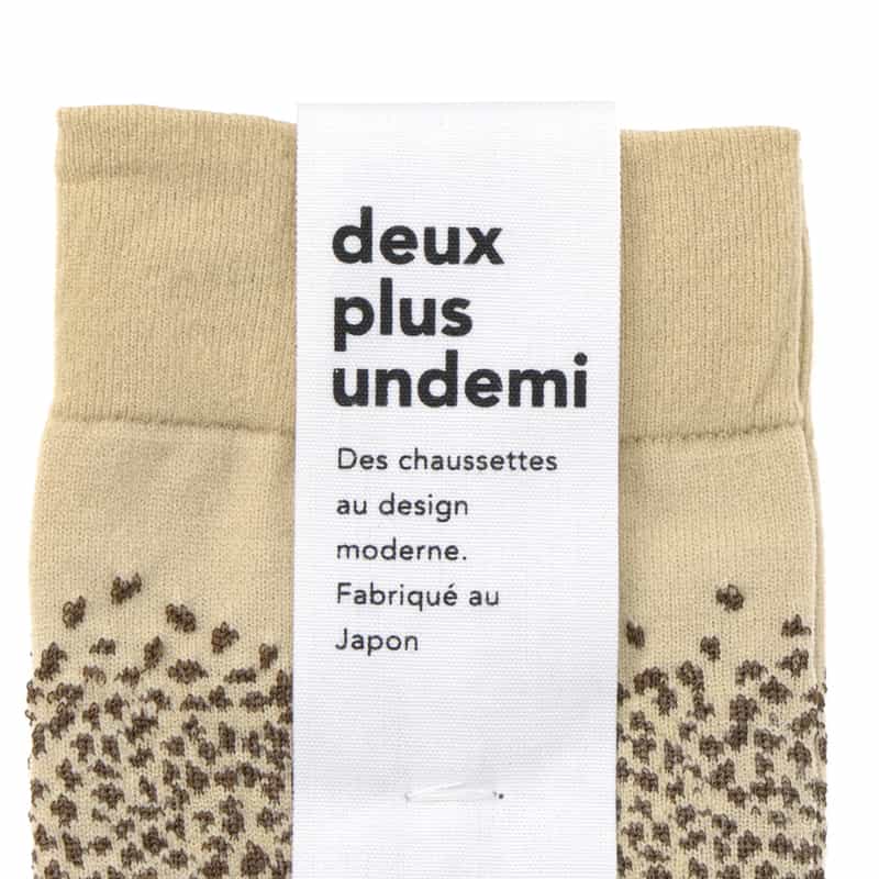 DEUX PLUS UNDEMI DEUXPLUSUNDEMI＜ドゥプリュスアンドゥミ＞ ドット柄ソックス BEIGE