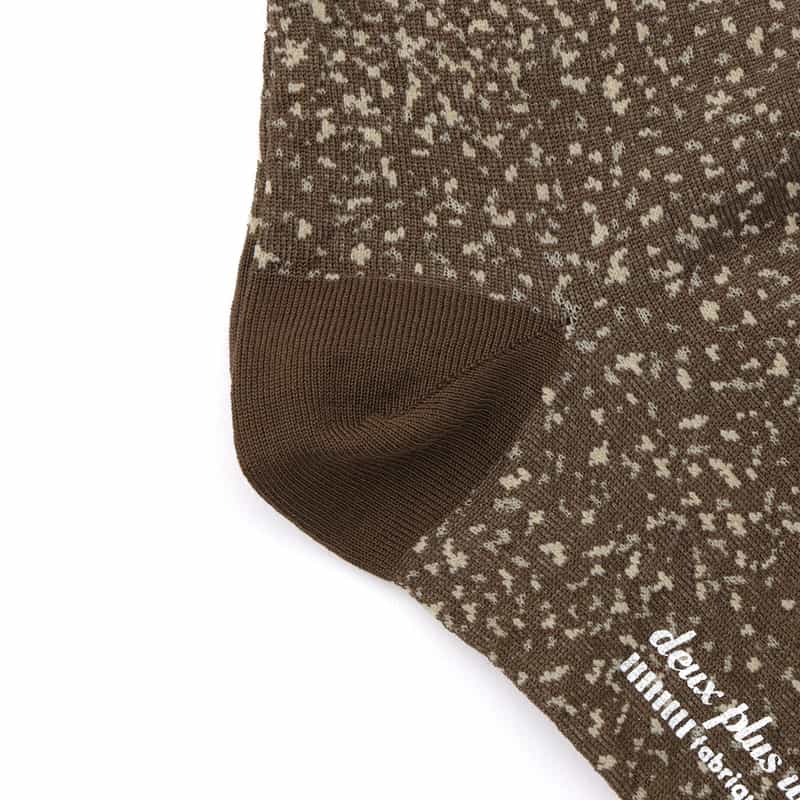 DEUX PLUS UNDEMI DEUXPLUSUNDEMI＜ドゥプリュスアンドゥミ＞ ドット柄ソックス BEIGE