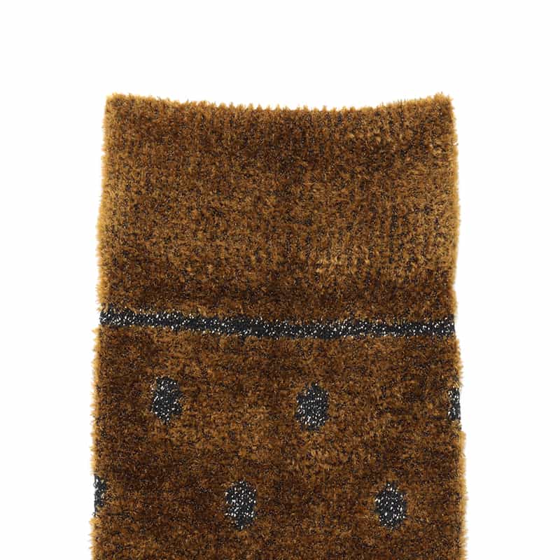 DEUX PLUS UNDEMI DEUXPLUSUNDEMI＜ドゥプリュスアンドゥミ＞ ドット柄ソックス BROWN