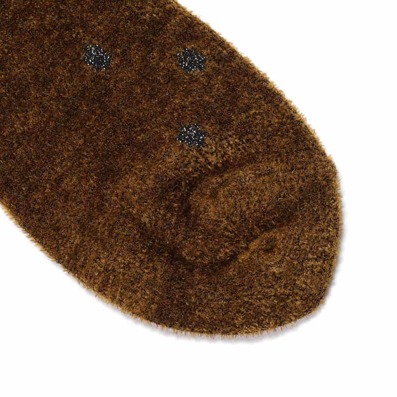 DEUX PLUS UNDEMI DEUXPLUSUNDEMI＜ドゥプリュスアンドゥミ＞ ドット柄ソックス BROWN