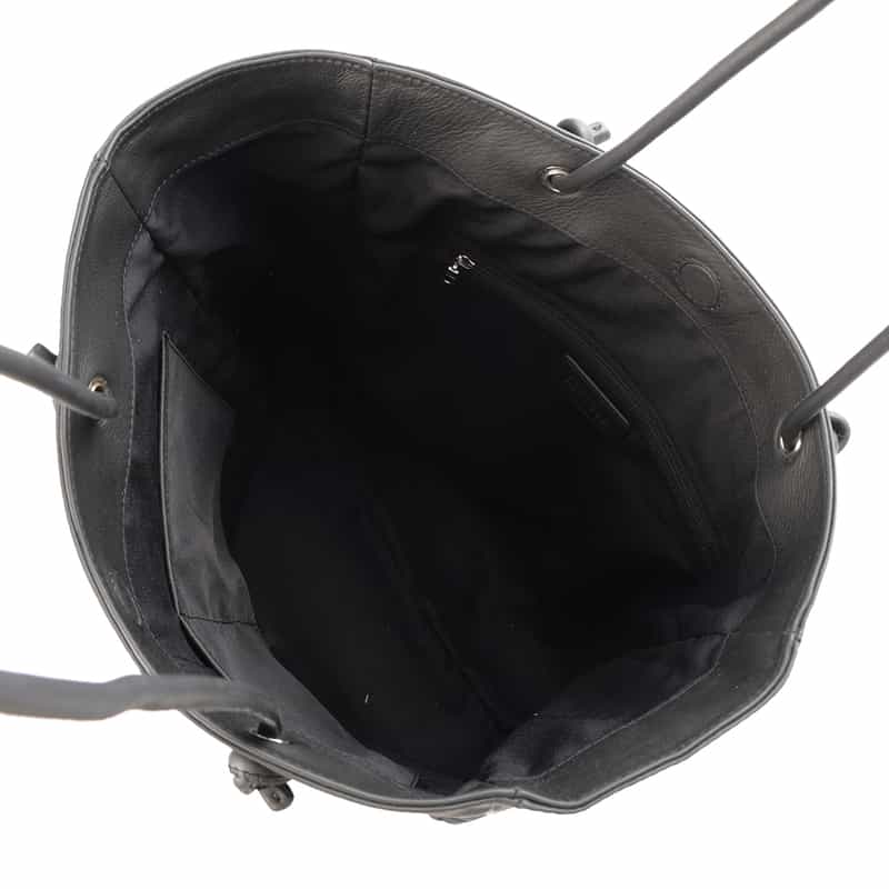 BARNEYS NEW YORK ソフトレザートートバッグ BLACK