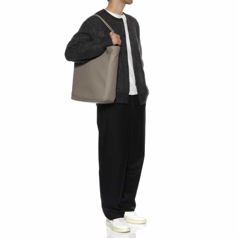 BARNEYS NEW YORK ソフトレザートートバッグ GRAY