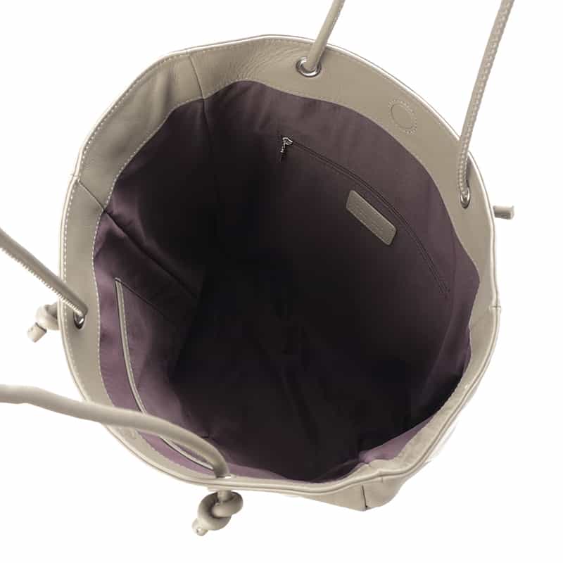 BARNEYS NEW YORK ソフトレザートートバッグ GRAY