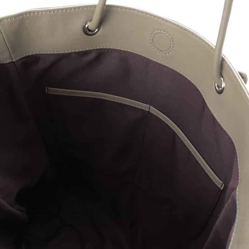 BARNEYS NEW YORK ソフトレザートートバッグ GRAY