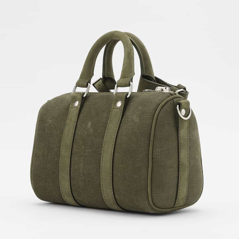 READYMADE READY MADE＜レディメイド＞ ロゴ入りハンドバッグ KHAKI