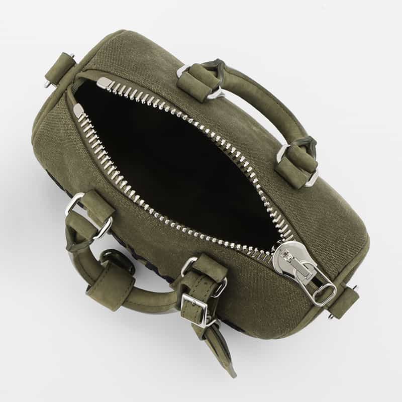 READYMADE READY MADE＜レディメイド＞ ロゴ入りハンドバッグ KHAKI