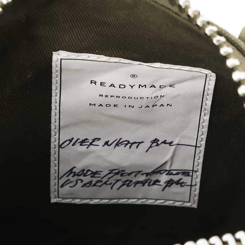 READYMADE READY MADE＜レディメイド＞ ロゴ入りハンドバッグ KHAKI