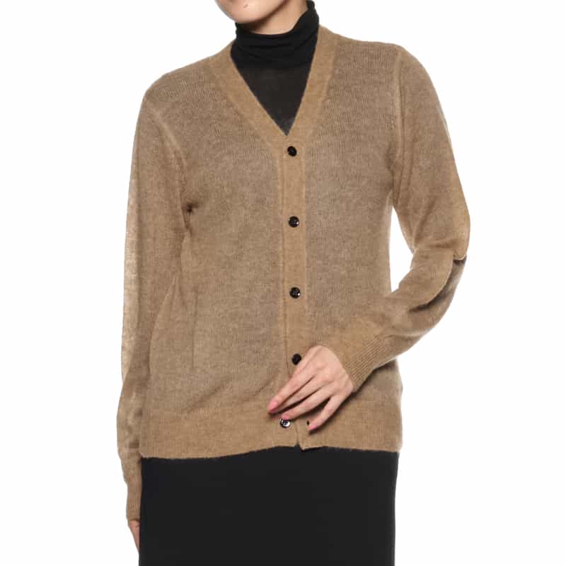 HYKE HYKE＜ハイク＞ ニットカーディガン CAMEL